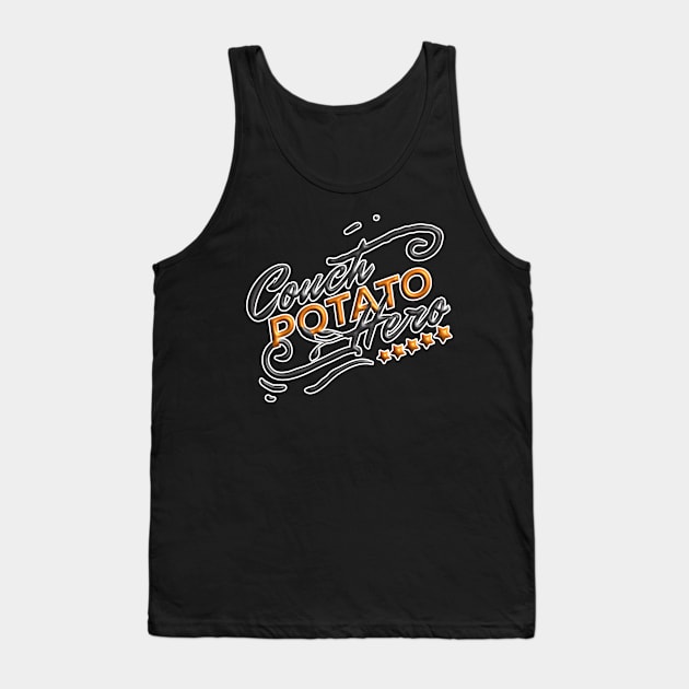 Couch Potato Hero Tank Top by Tpixx